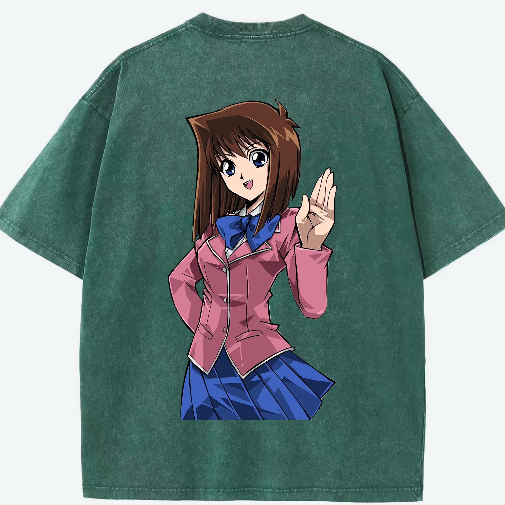 （画像用） 遊☆戯☆王 Yu-Gi-Oh! 綿100% ヴィンテージ風 半袖Tシャツ（背面プリント）